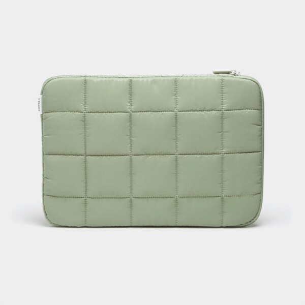 U Brands the Puffer - Matcha Laptop Sleeve, 15 in Green